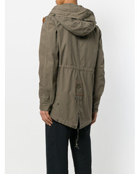 Мужская коричневая парка от Mr & Mrs Italy