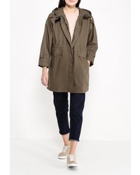 Женская коричневая парка от Geox