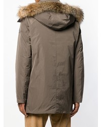 Мужская коричневая парка от Hetregó