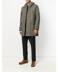 Мужская коричневая парка от Fay