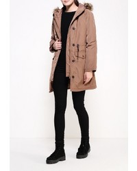 Женская коричневая парка от Incity