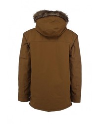 Мужская коричневая парка от Quiksilver