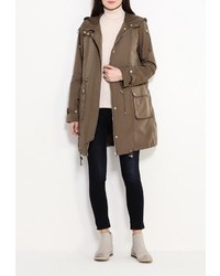 Женская коричневая парка от Top Secret