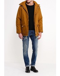 Мужская коричневая парка от True Spin