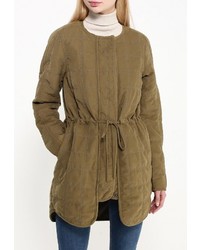 Женская коричневая парка от Vila