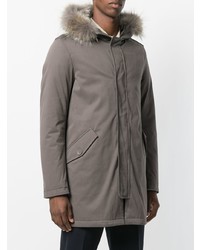 Мужская коричневая парка от Herno