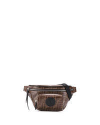 Мужская коричневая поясная сумка от Fendi