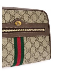 Мужская коричневая поясная сумка от Gucci