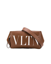 Мужская коричневая поясная сумка от Valentino
