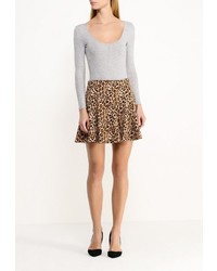 Коричневая пышная юбка от Befree