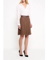 Коричневая пышная юбка от Tom Farr