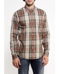 Мужская коричневая рубашка с длинным рукавом от Dockers