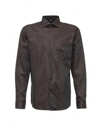 Мужская коричневая рубашка с длинным рукавом от GREG