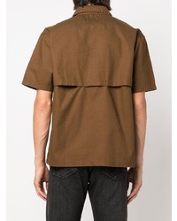 Мужская коричневая рубашка с коротким рукавом от Carhartt WIP