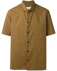 Мужская коричневая рубашка от Lemaire