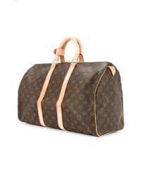 Женская коричневая спортивная сумка от Louis Vuitton Vintage