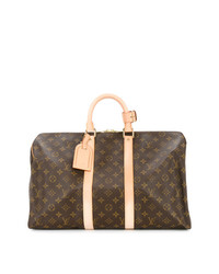 Женская коричневая спортивная сумка от Louis Vuitton Vintage