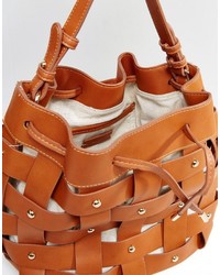 Коричневая сумка-мешок от Mango