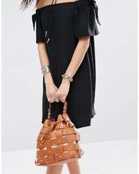 Коричневая сумка-мешок от Mango