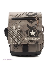 Коричневая сумка почтальона от Grizzly