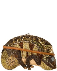 Коричневая сумка через плечо от Jamin Puech