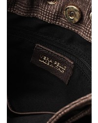 Коричневая сумка через плечо от Moronero