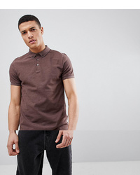 Мужская коричневая футболка-поло от ASOS DESIGN