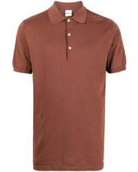 Мужская коричневая футболка-поло от Aspesi