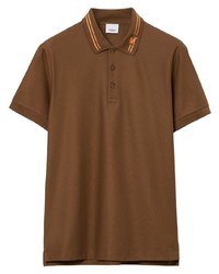 Мужская коричневая футболка-поло от Burberry