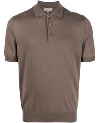 Мужская коричневая футболка-поло от Canali