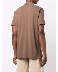 Мужская коричневая футболка-поло от Ballantyne