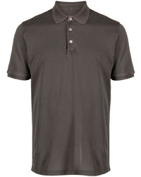 Мужская коричневая футболка-поло от Fedeli