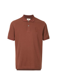 Мужская коричневая футболка-поло от Kent & Curwen