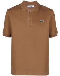 Мужская коричневая футболка-поло от Lacoste
