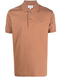 Мужская коричневая футболка-поло от Lacoste