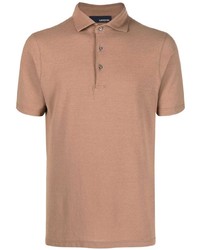 Мужская коричневая футболка-поло от Lardini