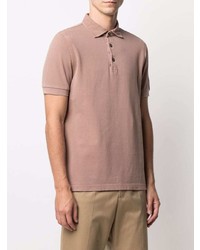Мужская коричневая футболка-поло от Cenere Gb