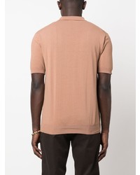 Мужская коричневая футболка-поло от Altea