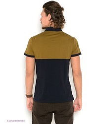 Мужская коричневая футболка-поло от Tom Farr