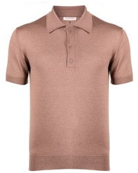 Мужская коричневая футболка-поло от Valentino Garavani