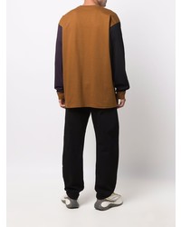 Мужская коричневая футболка с длинным рукавом от Carhartt WIP