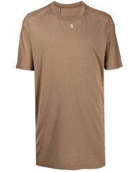 Мужская коричневая футболка с круглым вырезом от 11 By Boris Bidjan Saberi