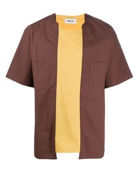 Мужская коричневая футболка с круглым вырезом от Ambush