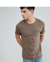 Мужская коричневая футболка с круглым вырезом от Brave Soul