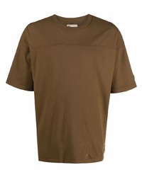 Мужская коричневая футболка с круглым вырезом от Champion