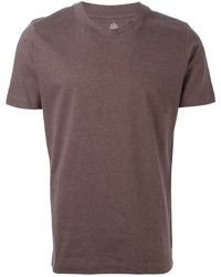 Мужская коричневая футболка с круглым вырезом от Eleventy