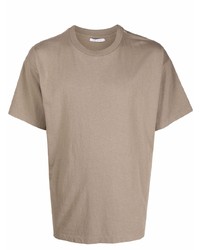 Мужская коричневая футболка с круглым вырезом от John Elliott