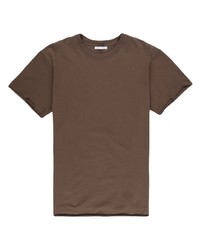 Мужская коричневая футболка с круглым вырезом от John Elliott