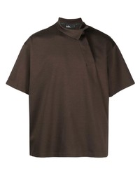Мужская коричневая футболка с круглым вырезом от Kolor