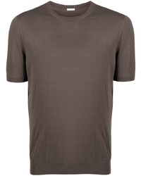 Мужская коричневая футболка с круглым вырезом от Malo
